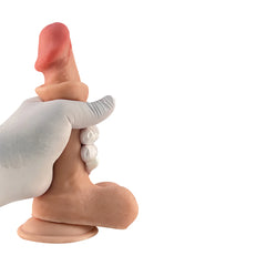 Dildo Realista Bliss Doble Capa Deslizante 19 Cm