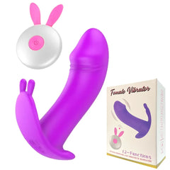 Vibrador Tipo Tanga Bom Morado