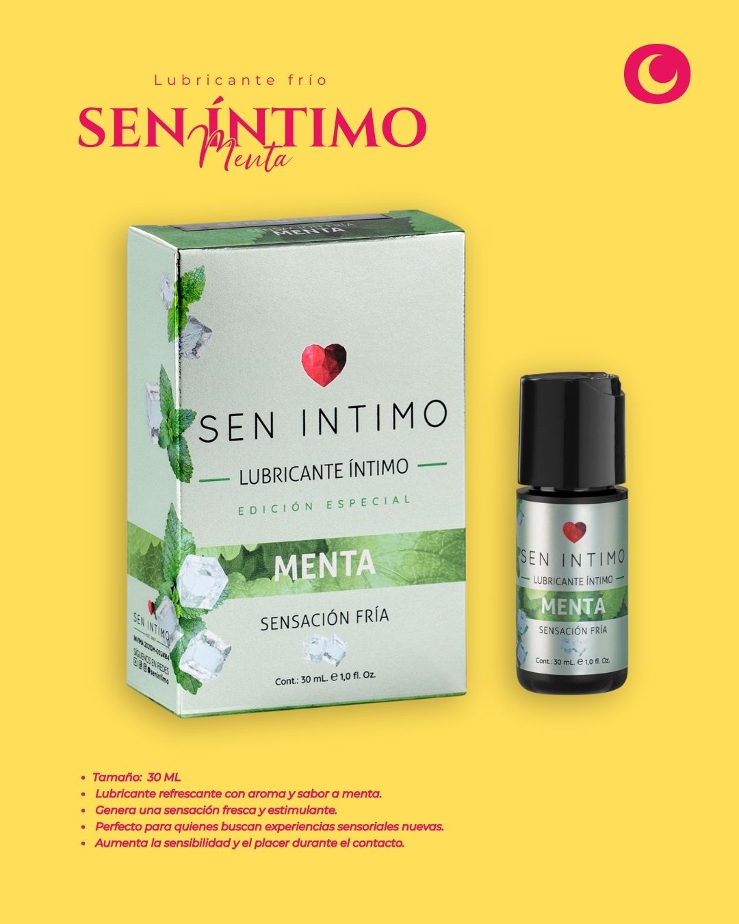 Lubricante Menta 30 ml Sen íntimo