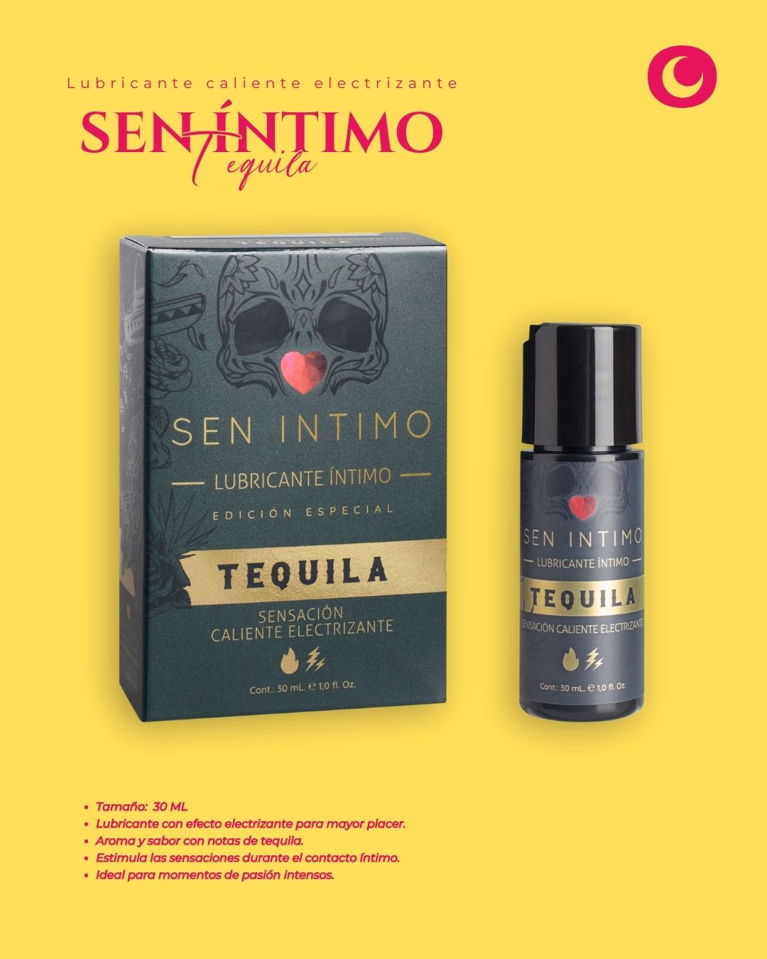 Lubricante Electrizante Tequila 30ml