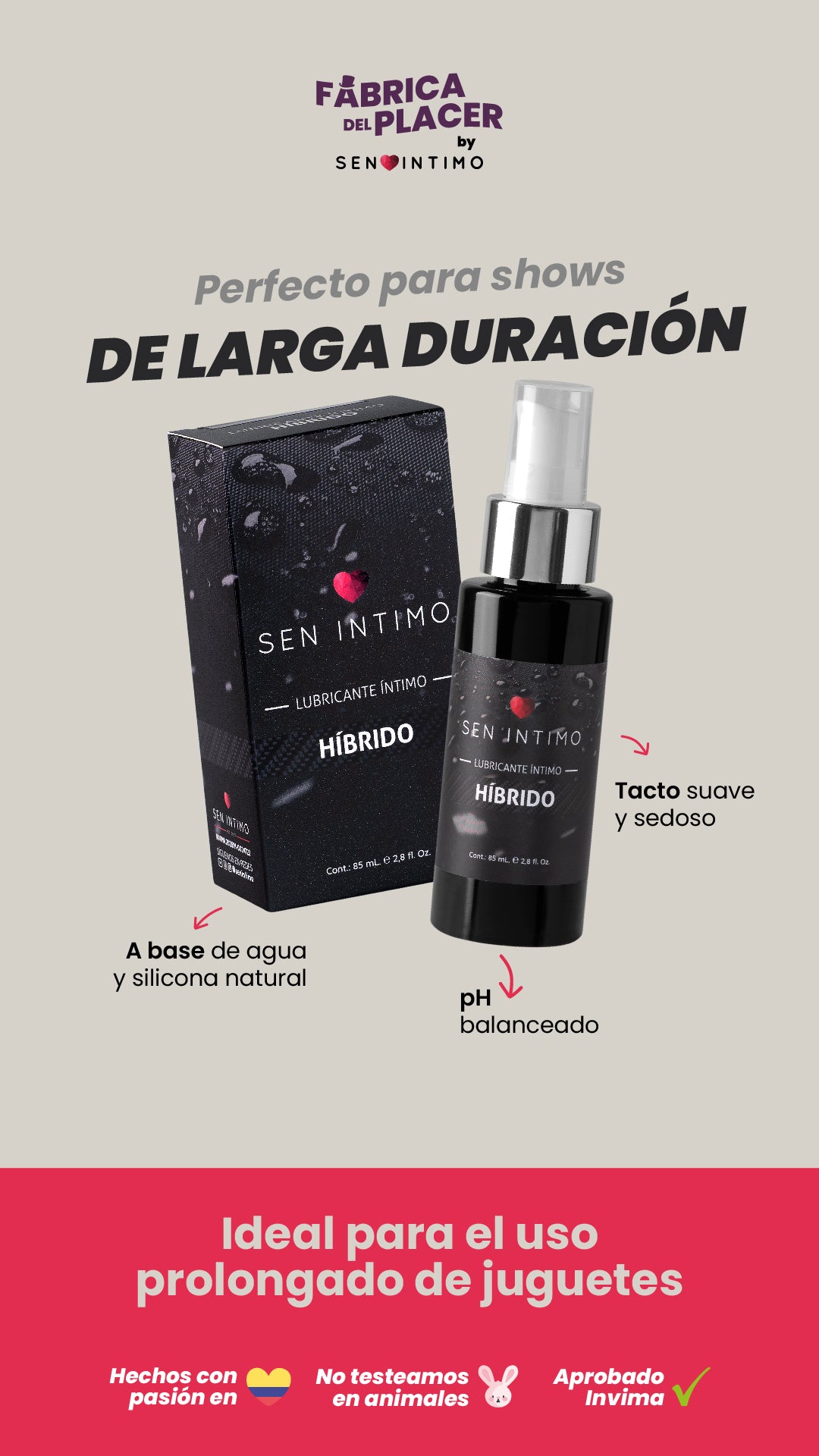 Lubricante Hibrido Sen Intimo