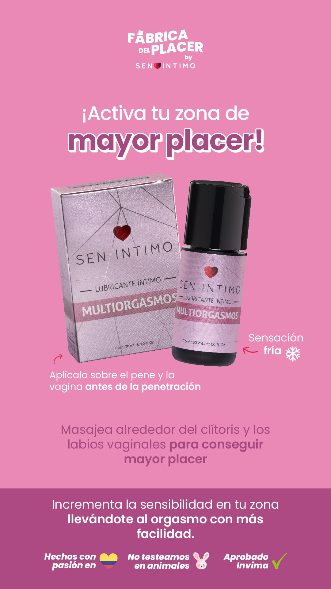 Multiorgasmos 30 ml Sen Íntimo