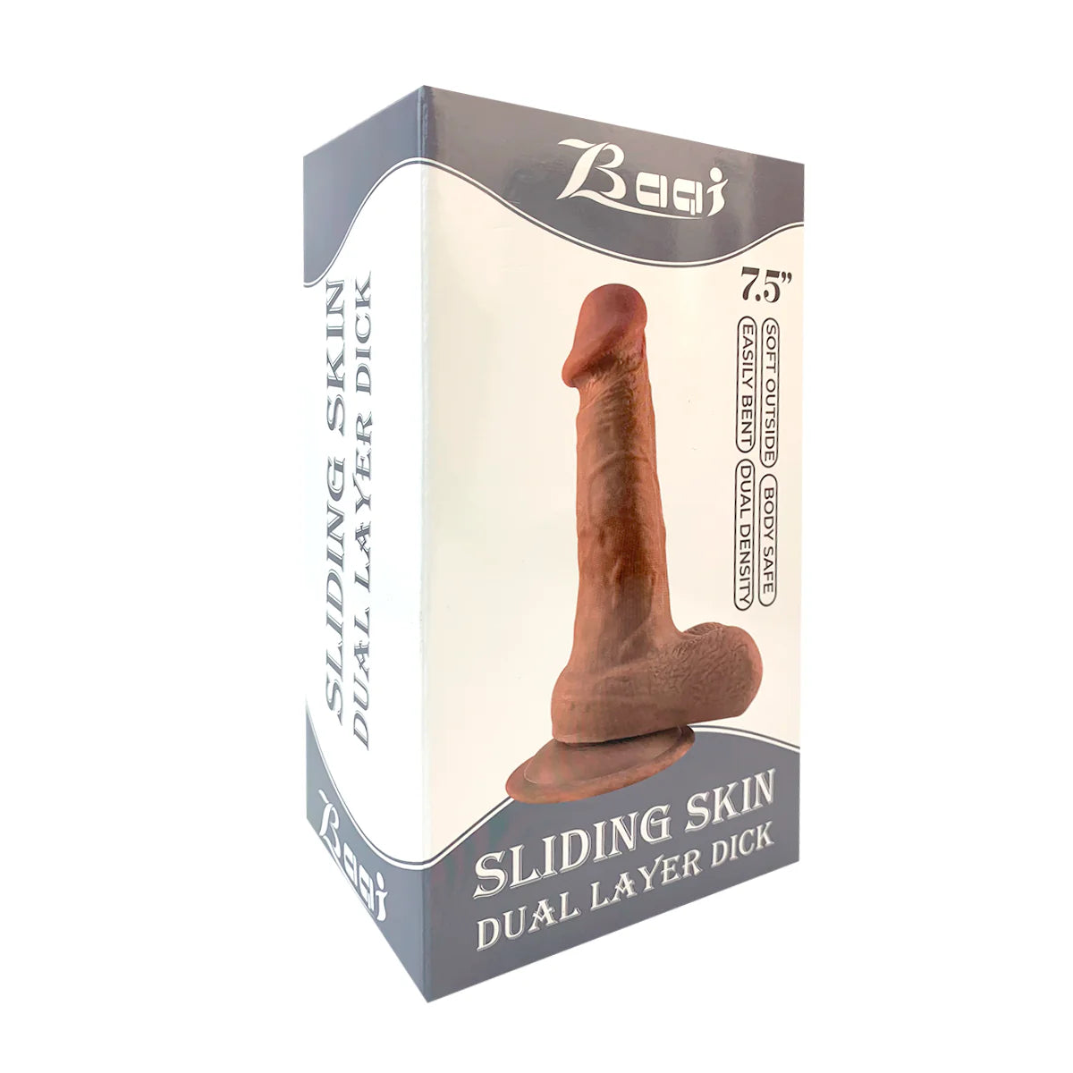 Dildo Realista Bliss Doble Capa Deslizante 19 Cm