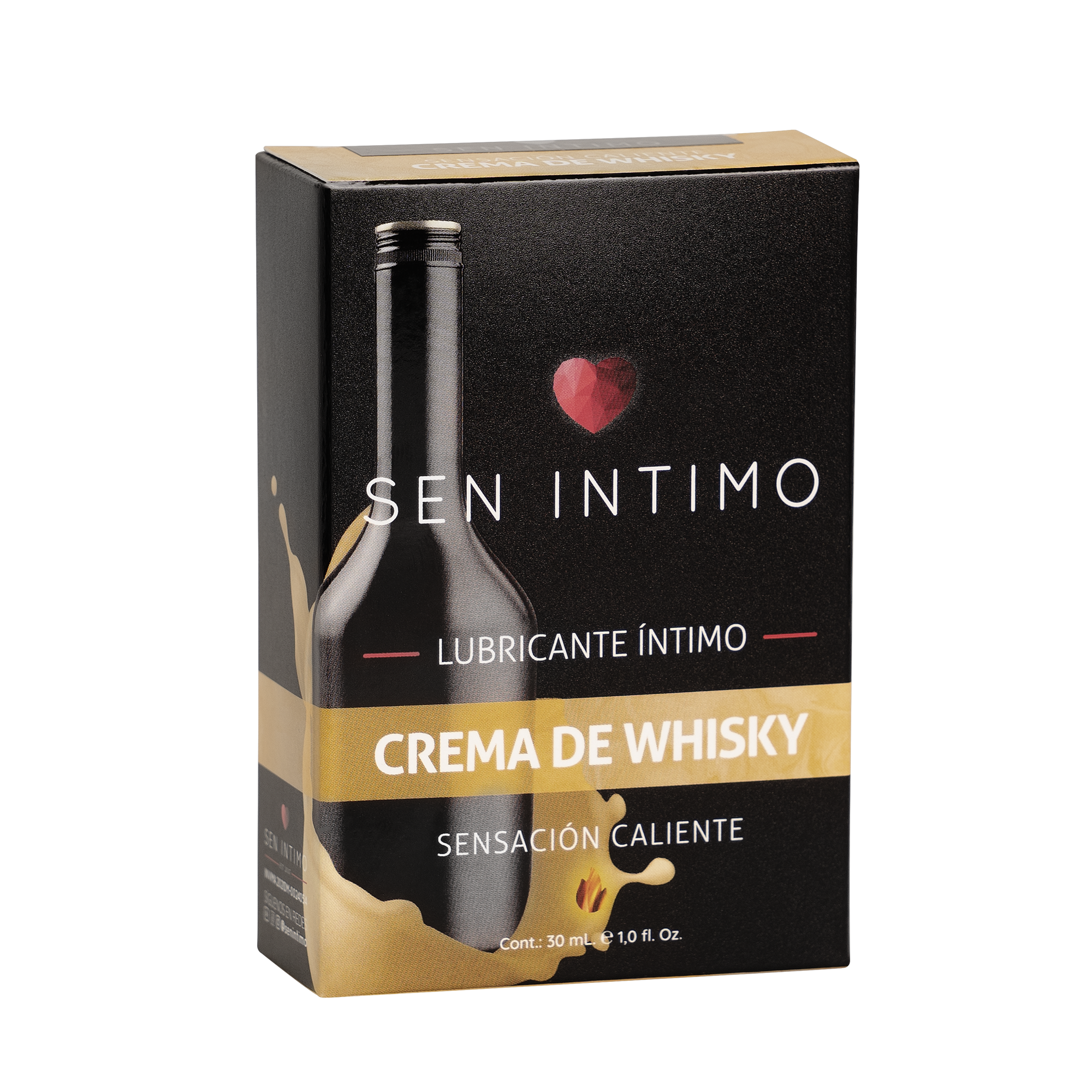 Lubricante Caliente Crema de Whisky 30ml
